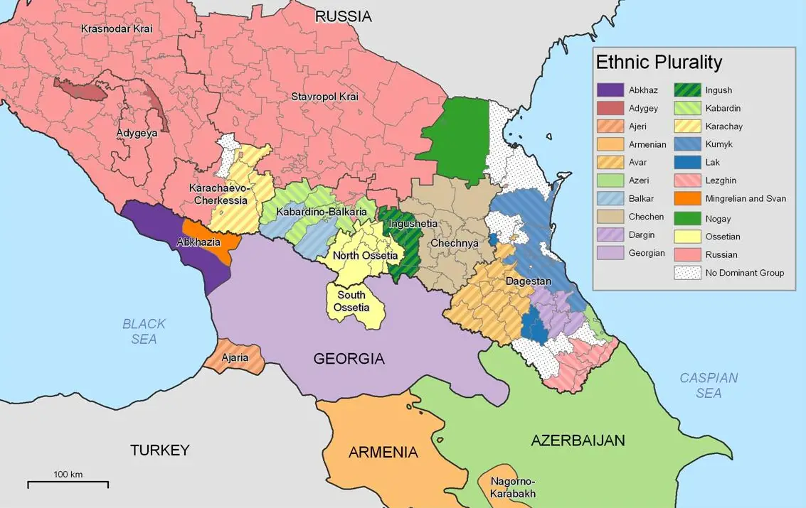 Ethnic plurality in Caucasus