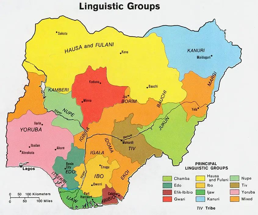 Linguistic groups in Nigeria